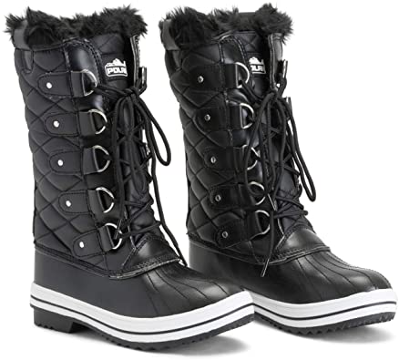  Polar Women's Nylon Tall Winter Snow Boot