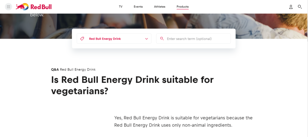 Is Red Bull VEgan?