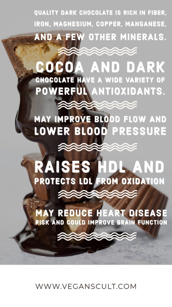 Health Benefits of chocolate | Veganscult.com